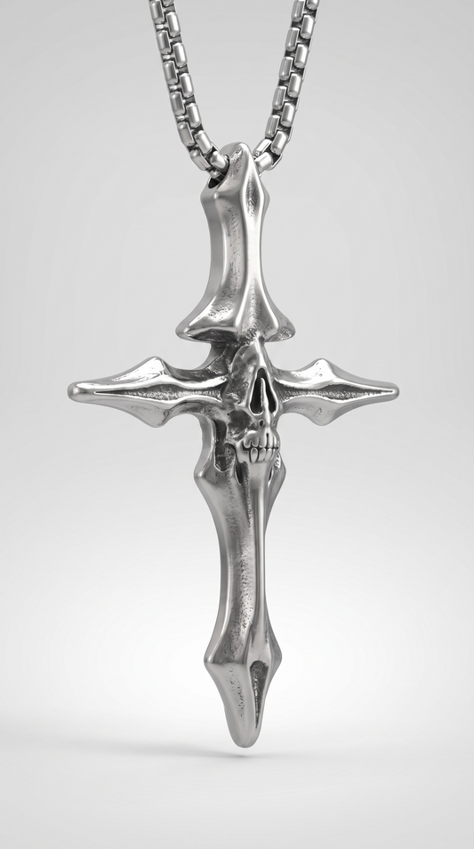Skull Cross Necklace